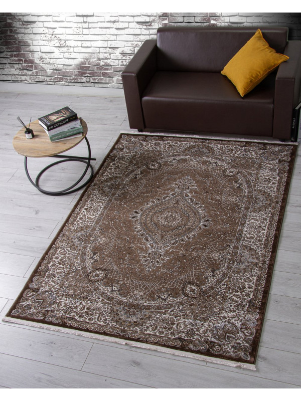 Ковер D414 - BROWN - Прямоугольник - коллекция DOLCE