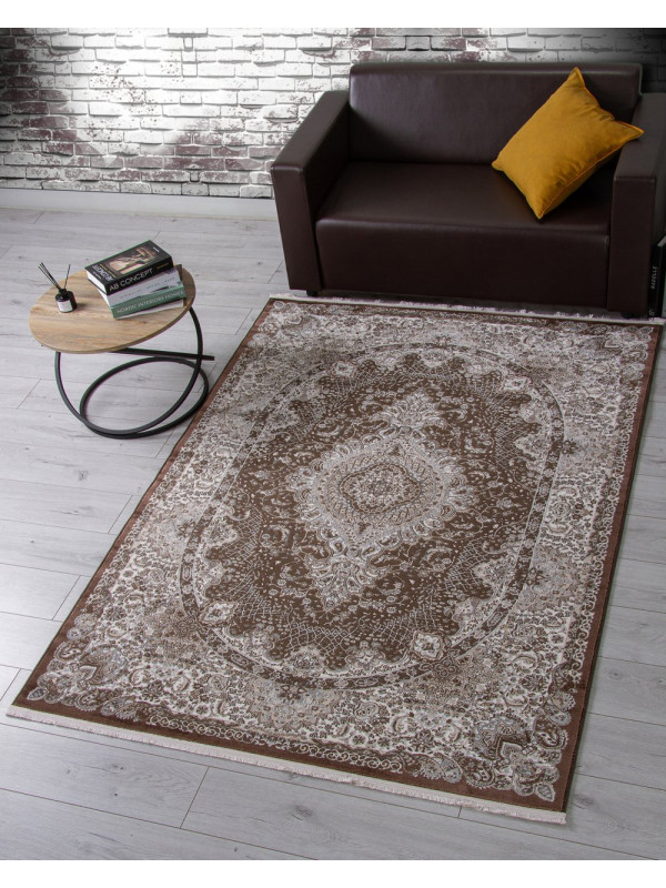 Ковер D414 - BROWN - Прямоугольник - коллекция DOLCE