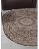 Ковер D415 - BROWN - Овал - коллекция DOLCE