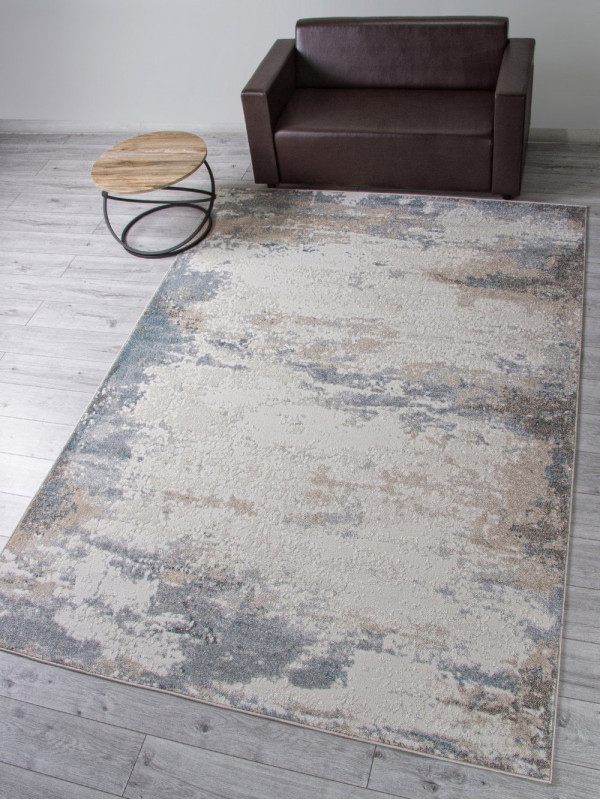 Ковер D994 - BEIGE-BLUE - Прямоугольник - коллекция DONA