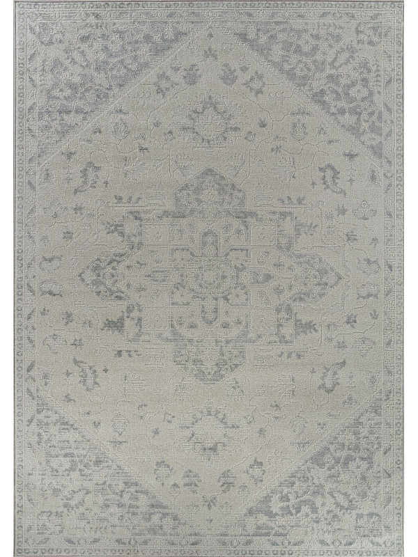 Ковер F530 - CREAM-BLUE - Прямоугольник - коллекция DONA