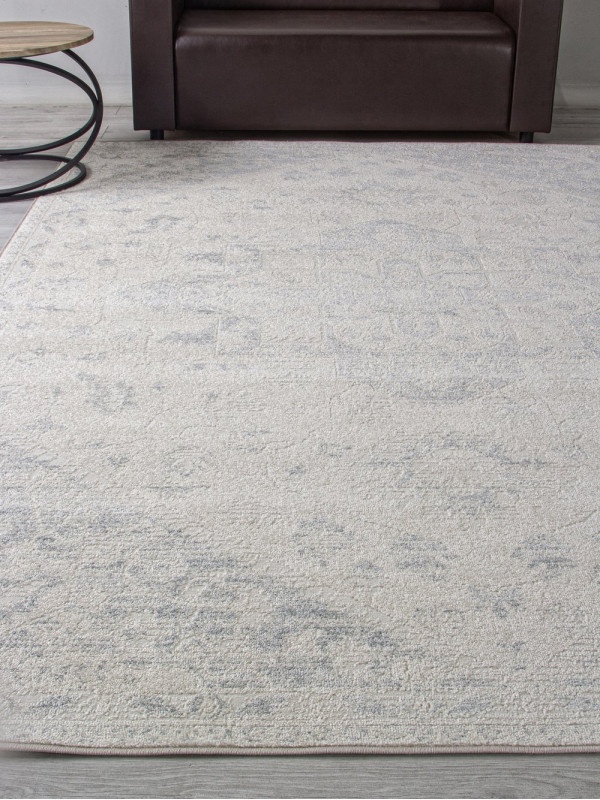 Ковер F530 - CREAM-BLUE - Прямоугольник - коллекция DONA