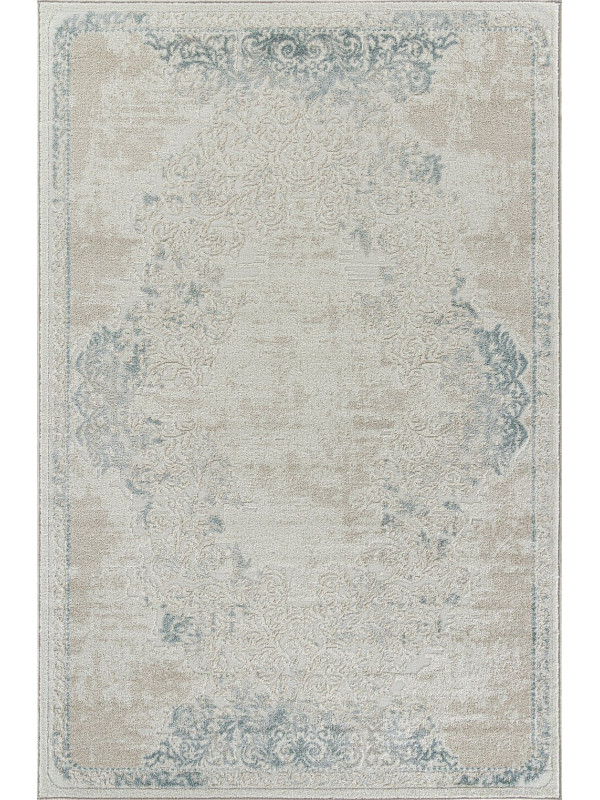 Ковер G017 - BEIGE-BLUE - Прямоугольник - коллекция DONA
