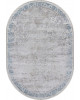 Ковер L252A - CREAM SHRINK / BLUE FDY - Овал - коллекция EFSAN