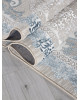 Ковер Q010A - CREAM SHRINK / BLUE FDY - Прямоугольник - коллекция EFSAN