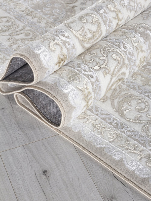 Ковер Q011A - BEIGE SHRINK / BEIGE FDY - Прямоугольник - коллекция EFSAN