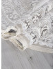 Ковер Q011A - BEIGE SHRINK / GREY FDY - Овал - коллекция EFSAN