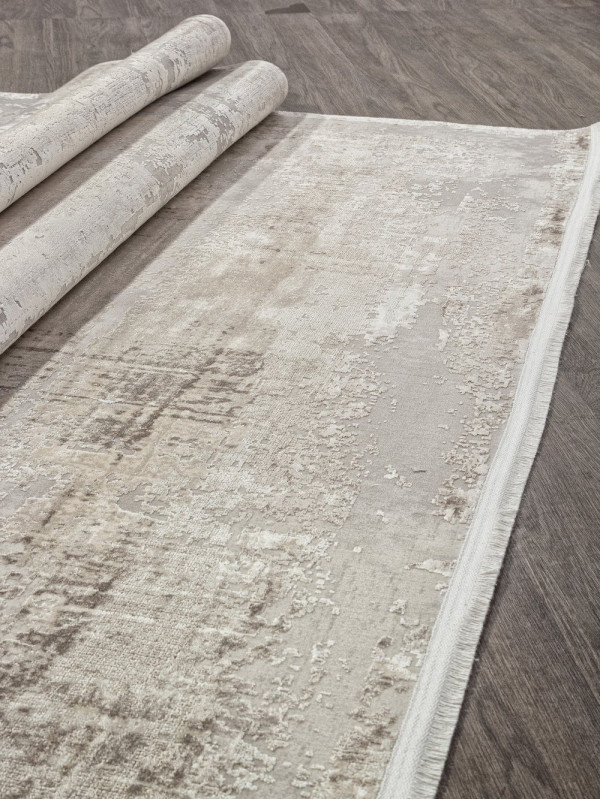Ковер A156AS - GREY / L.BEIGE - Прямоугольник - коллекция EMPEROS OLIMPOS