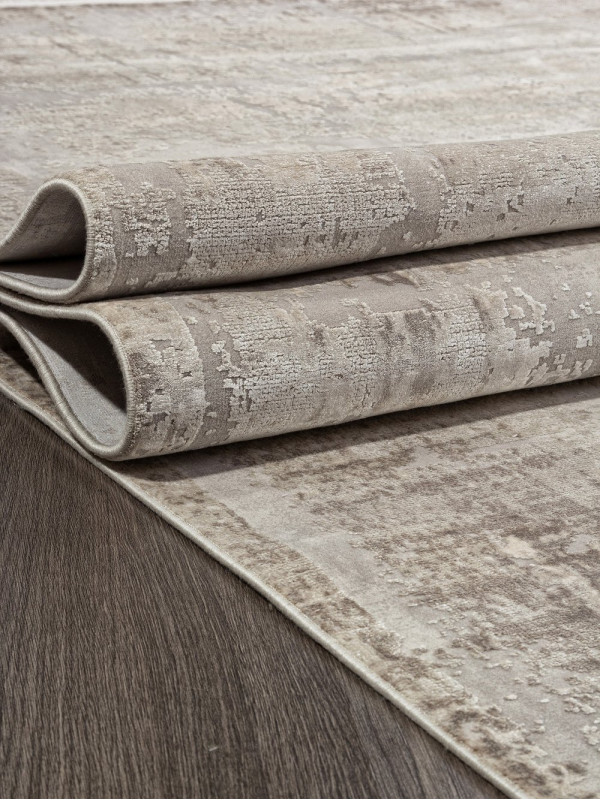 Ковер A156AS - GREY / L.BEIGE - Прямоугольник - коллекция EMPEROS OLIMPOS