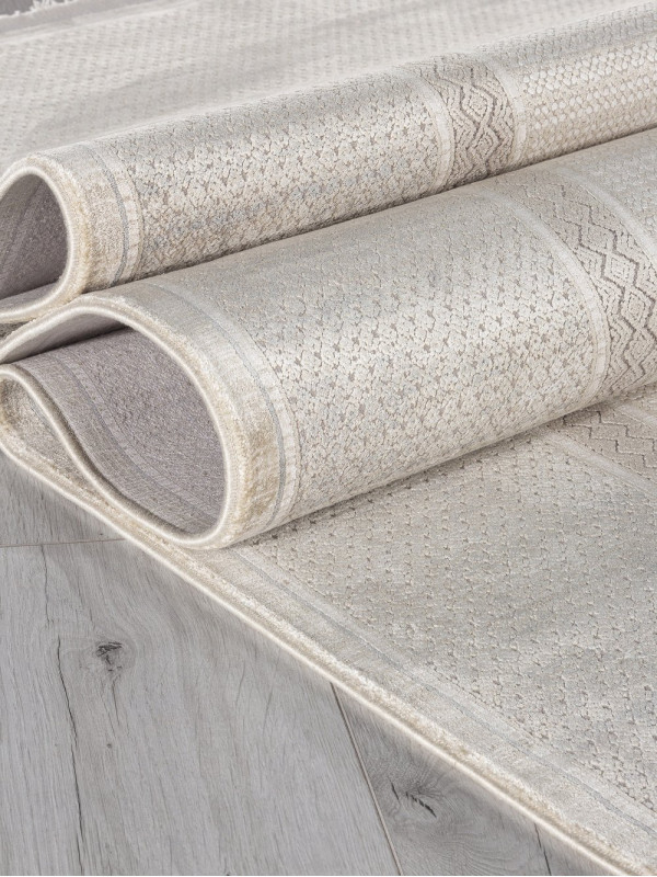 Ковер A802AP - L.BEIGE / GREY - Прямоугольник - коллекция EMPEROS OLIMPOS