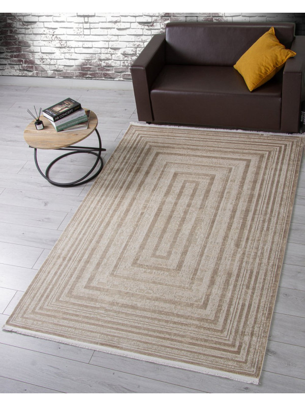 Ковер H883AD - L.BEIGE / BEIGE - Прямоугольник - коллекция EMPEROS OLIMPOS