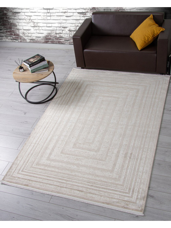 Ковер H883AD - L.BEIGE / BEIGE - Прямоугольник - коллекция EMPEROS OLIMPOS