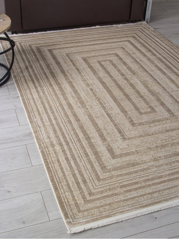 Ковер H883AD - L.BEIGE / BEIGE - Прямоугольник - коллекция EMPEROS OLIMPOS