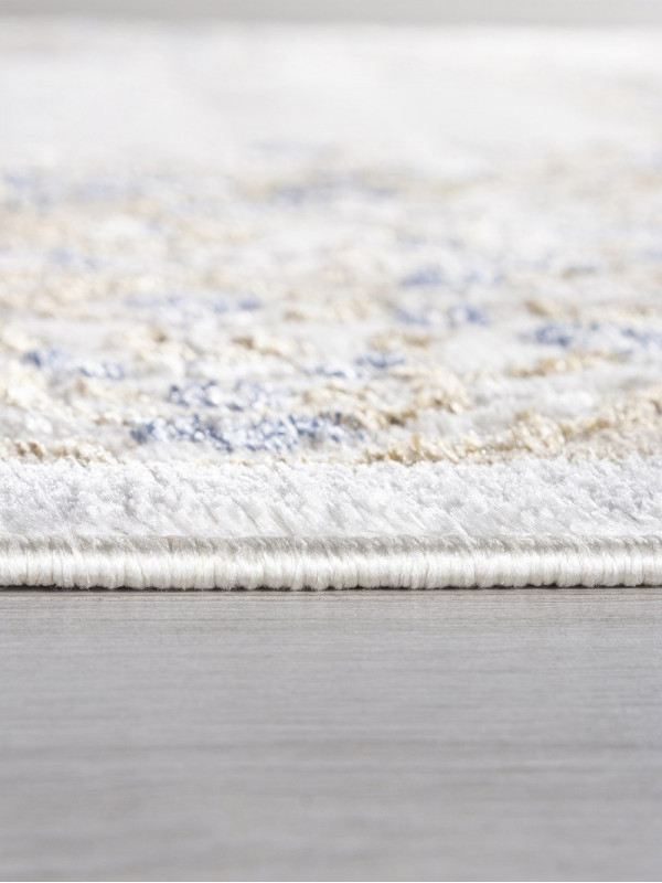 Ковер 27236A - CREAM / BLUE - Прямоугольник - коллекция ESSA