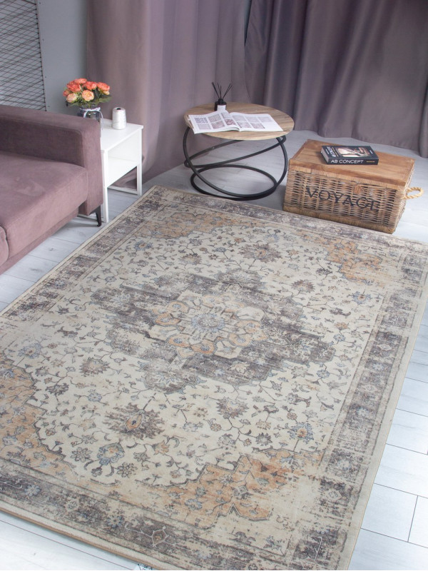 Ковер PX6504 - CREAM - Прямоугольник - коллекция ETHNIC