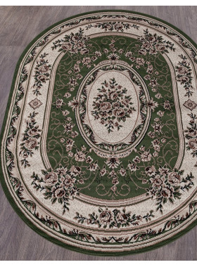 Ковер 5444 - GREEN - Овал - коллекция GAVANA 2x4 м