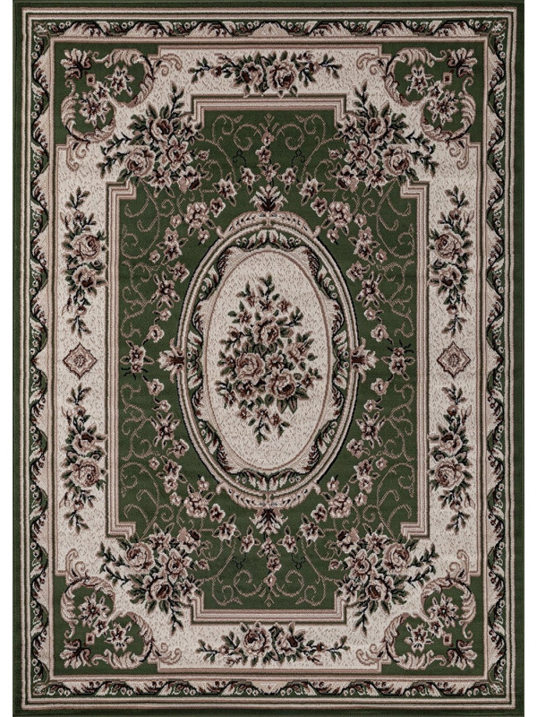 Ковер 5444 - GREEN - Прямоугольник - коллекция GAVANA