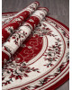 Ковер 5444 - RED - Овал - коллекция GAVANA