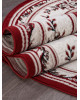 Ковер 5444 - RED - Овал - коллекция GAVANA