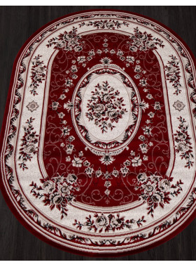 Ковер 5444 - RED - Овал - коллекция GAVANA 1,5x1,9 м
