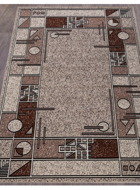 Ковер ALBINA 3 - BEIGE - Прямоугольник - коллекция GAVANA 0,8x1,5 м