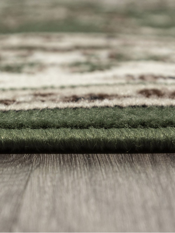 Ковер D285 - GREEN - Прямоугольник - коллекция GAVANA