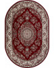 Ковер D285 - RED - Овал - коллекция GAVANA