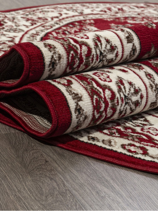 Ковер D285 - RED - Овал - коллекция GAVANA