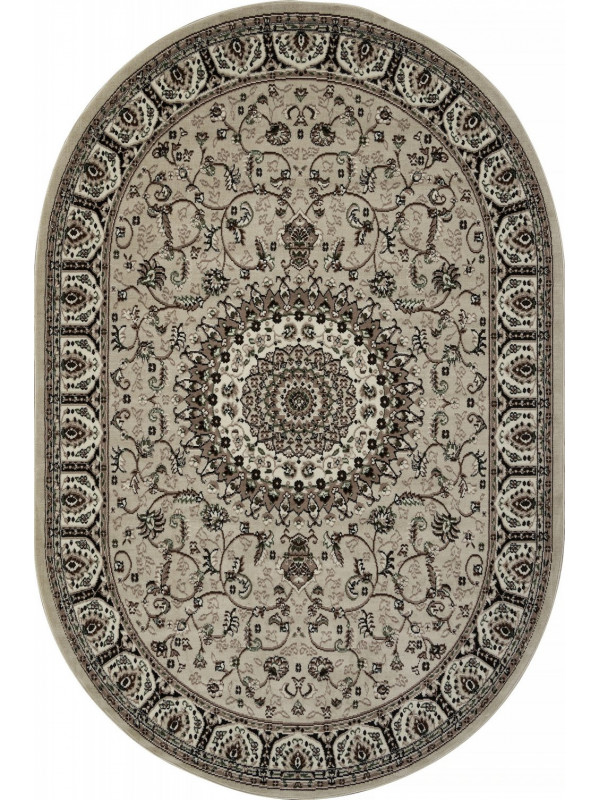 Ковер D409 - BEIGE - Овал - коллекция GAVANA