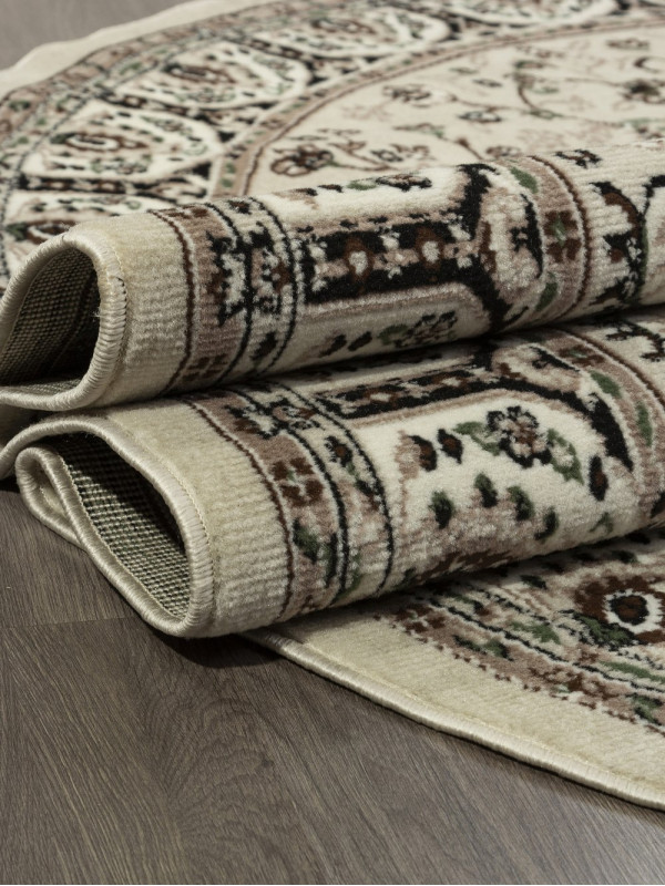 Ковер D409 - BEIGE - Овал - коллекция GAVANA