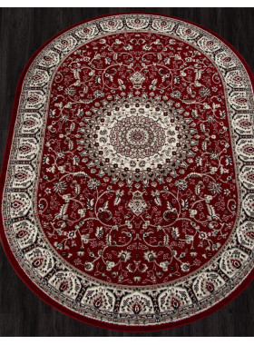 Ковер D409 - RED - Овал - коллекция GAVANA 2,5x3,5 м