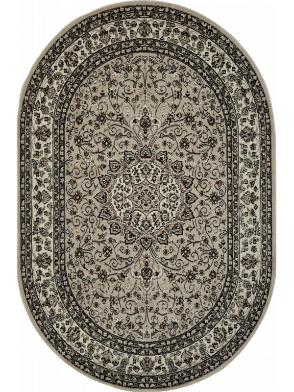 Ковер D411 - BEIGE - Овал - коллекция GAVANA