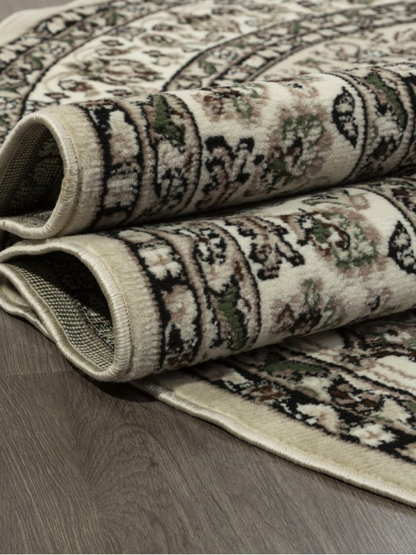 Ковер D411 - BEIGE - Овал - коллекция GAVANA
