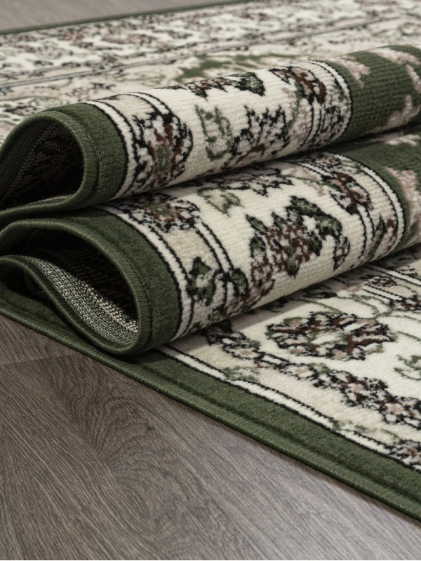 Ковер D412 - GREEN - Прямоугольник - коллекция GAVANA