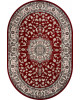 Ковер D412 - RED - Овал - коллекция GAVANA