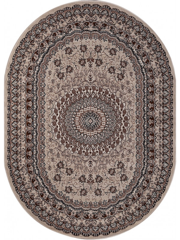 Ковер D504 - BEIGE - Овал - коллекция GAVANA