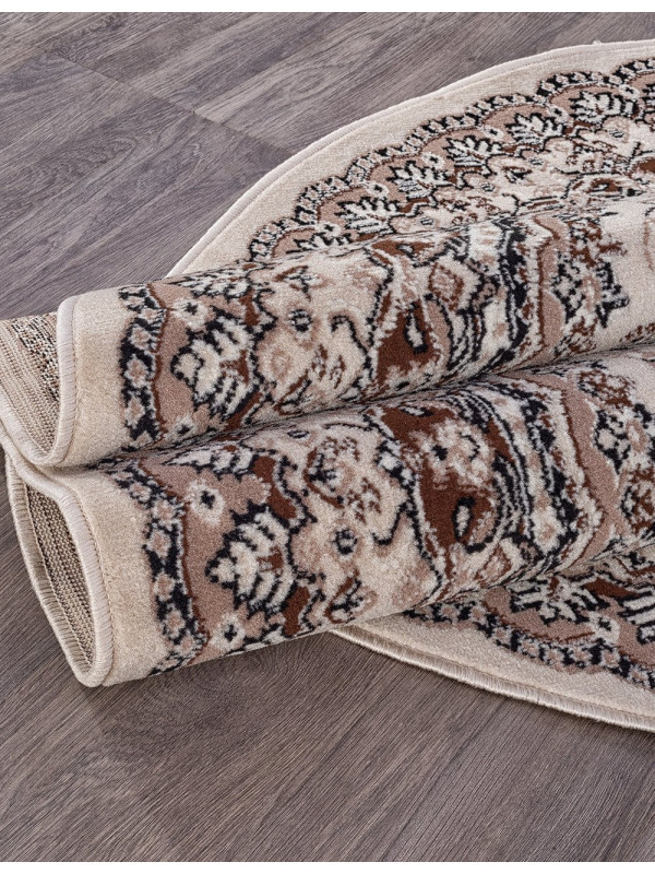 Ковер D504 - BEIGE - Овал - коллекция GAVANA