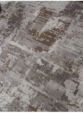 Ковер F238 - GRAY-BEIGE - Овал - коллекция GRAFF 2x4 м