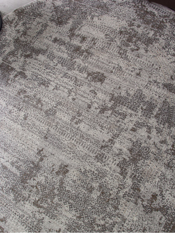 Ковер F239 - GRAY-BEIGE - Овал - коллекция GRAFF