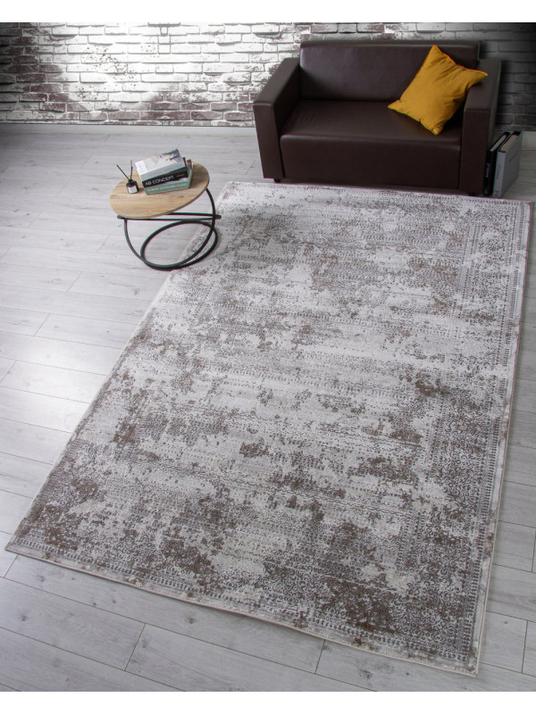 Ковер F239 - GRAY-BEIGE - Прямоугольник - коллекция GRAFF
