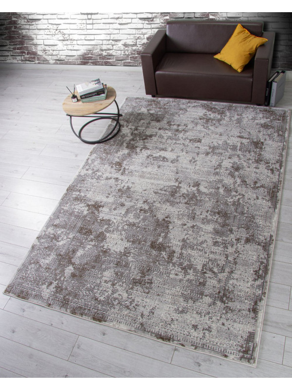 Ковер F239 - GRAY-BEIGE - Прямоугольник - коллекция GRAFF