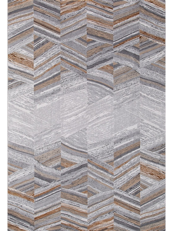 Ковер 33377 - 968 GREY / GOLD - Прямоугольник - коллекция GRANADA