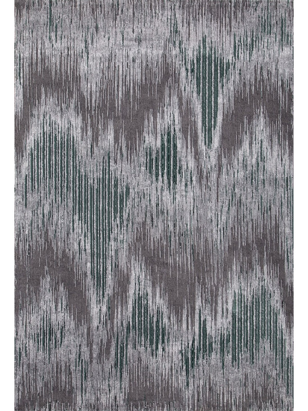 Ковер 33382 - 954 GREY / GREEN - Прямоугольник - коллекция GRANADA
