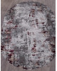 Ковер 23319 - 950 GREY / PURPLE - Овал - коллекция GRAND