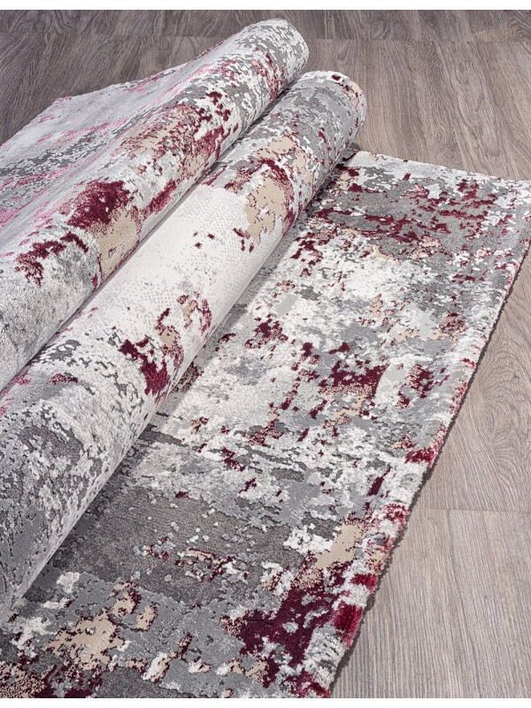 Ковер 23319 - 950 GREY / PURPLE - Прямоугольник - коллекция GRAND