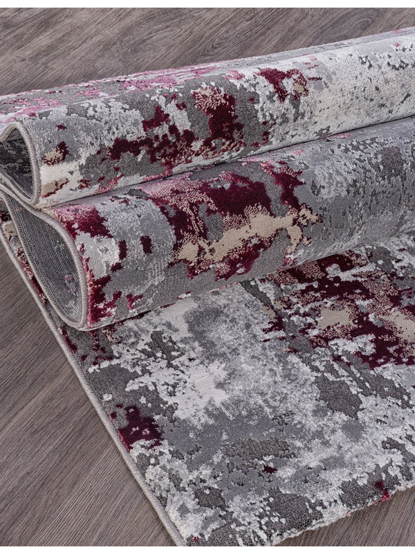 Ковер 23319 - 950 GREY / PURPLE - Прямоугольник - коллекция GRAND