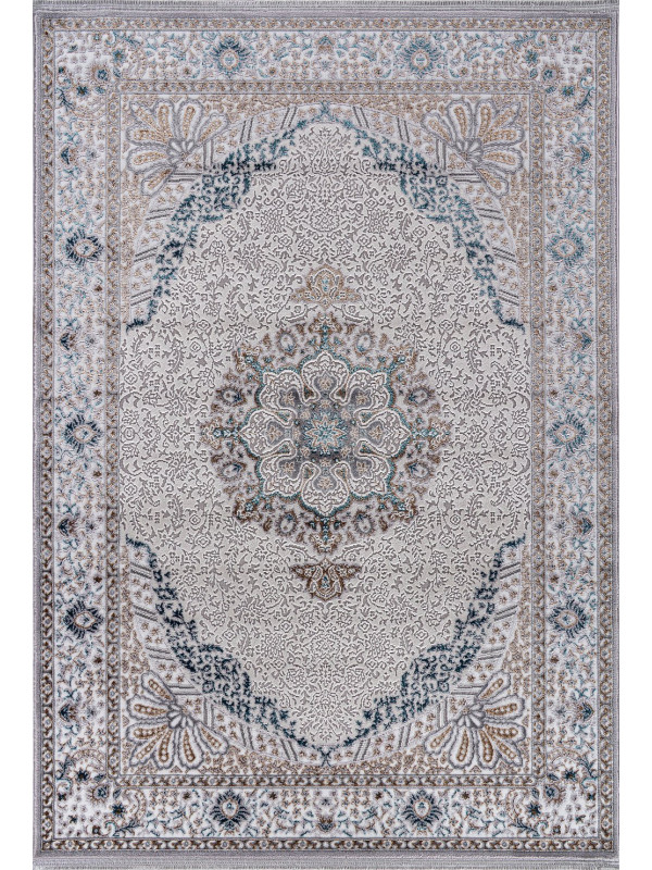 Ковер F637 - GREEN-BLUE - Прямоугольник - коллекция HALIF
