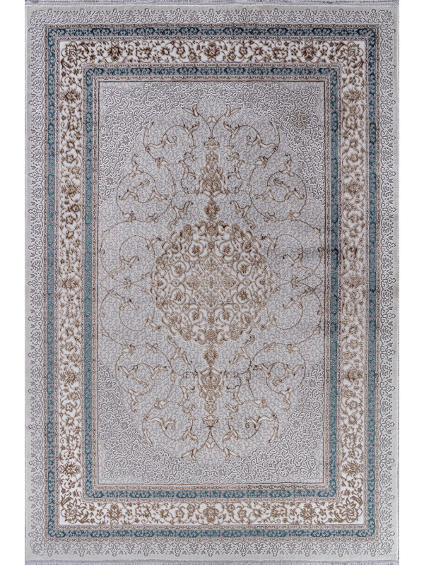 Ковер F641 - GREEN-BLUE - Прямоугольник - коллекция HALIF