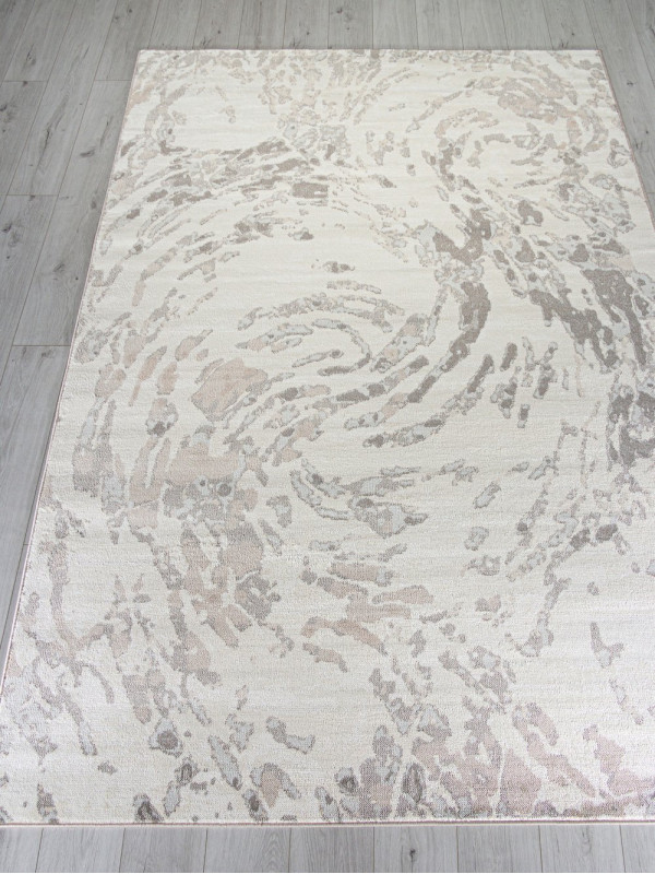 Ковер MP02 - BEIGE-BLUE - Прямоугольник - коллекция IRIS