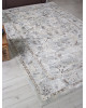 Ковер MP04 - CREAM-BLUE - Прямоугольник - коллекция IRIS